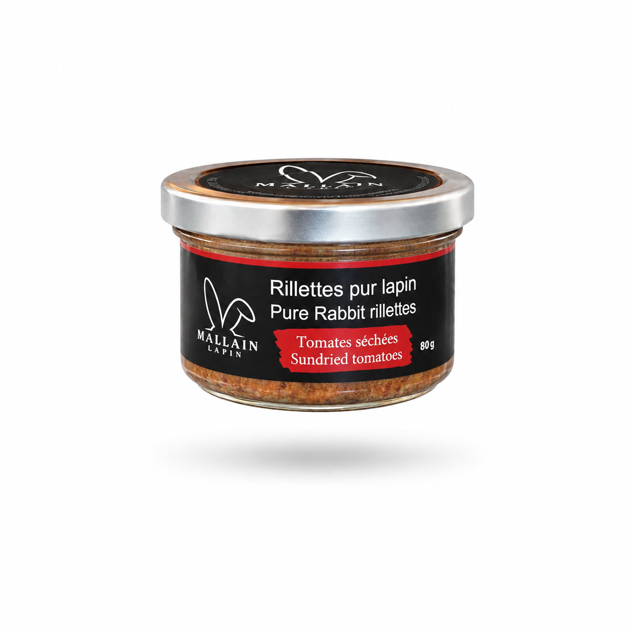 Rillettes pur lapin aux tomates séchées