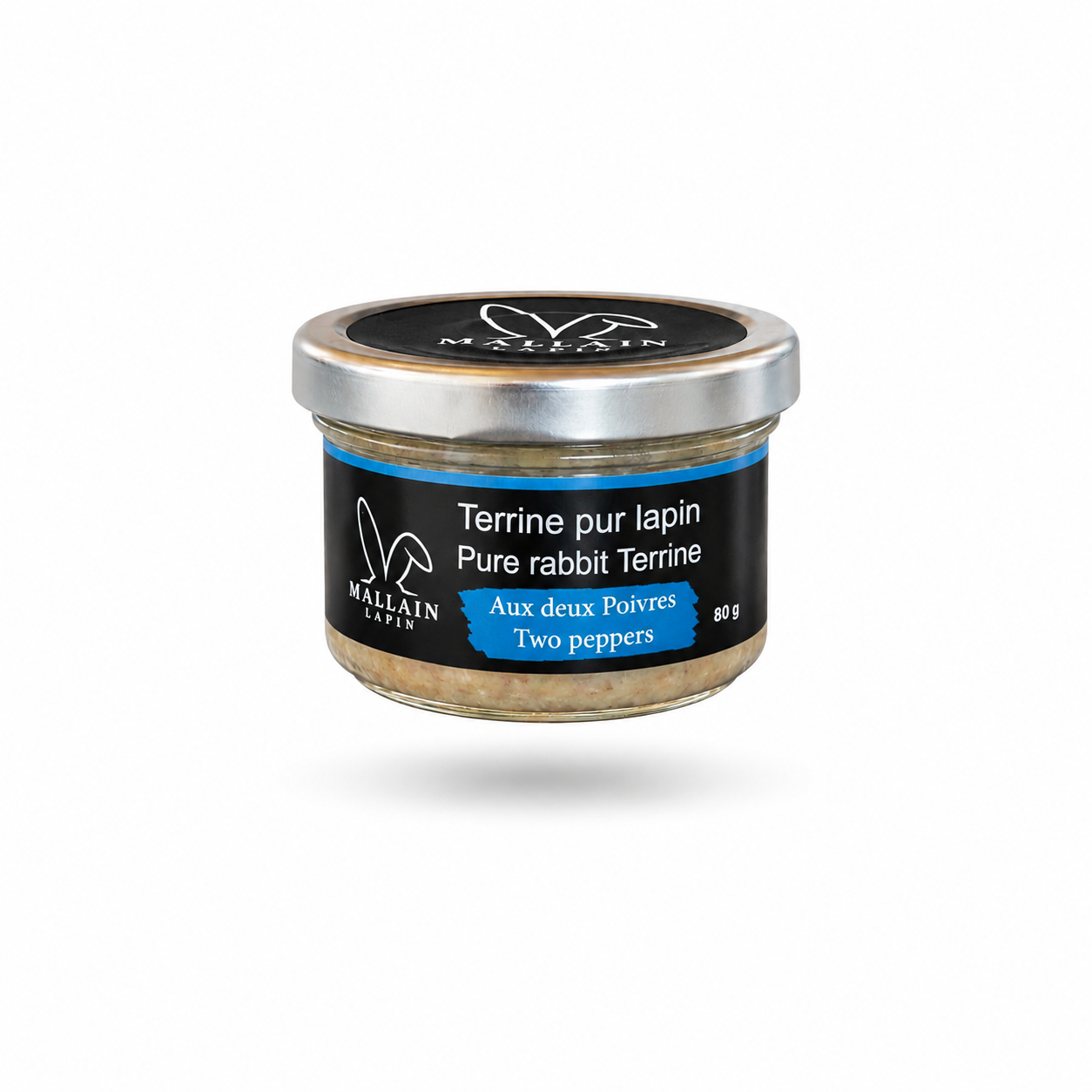 Terrine pur lapin aux deux poivres